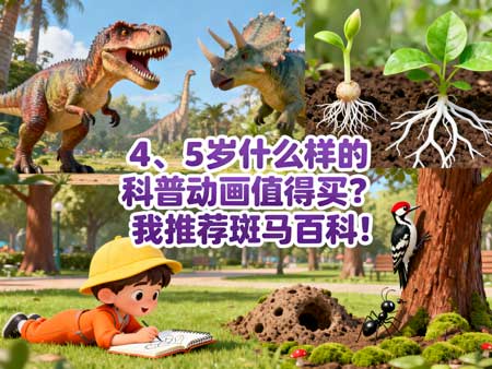 4、5岁什么样的科普动画值得买？我推荐斑马百科！